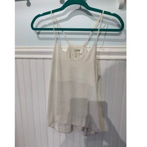 H&M White V-Neck Blouse